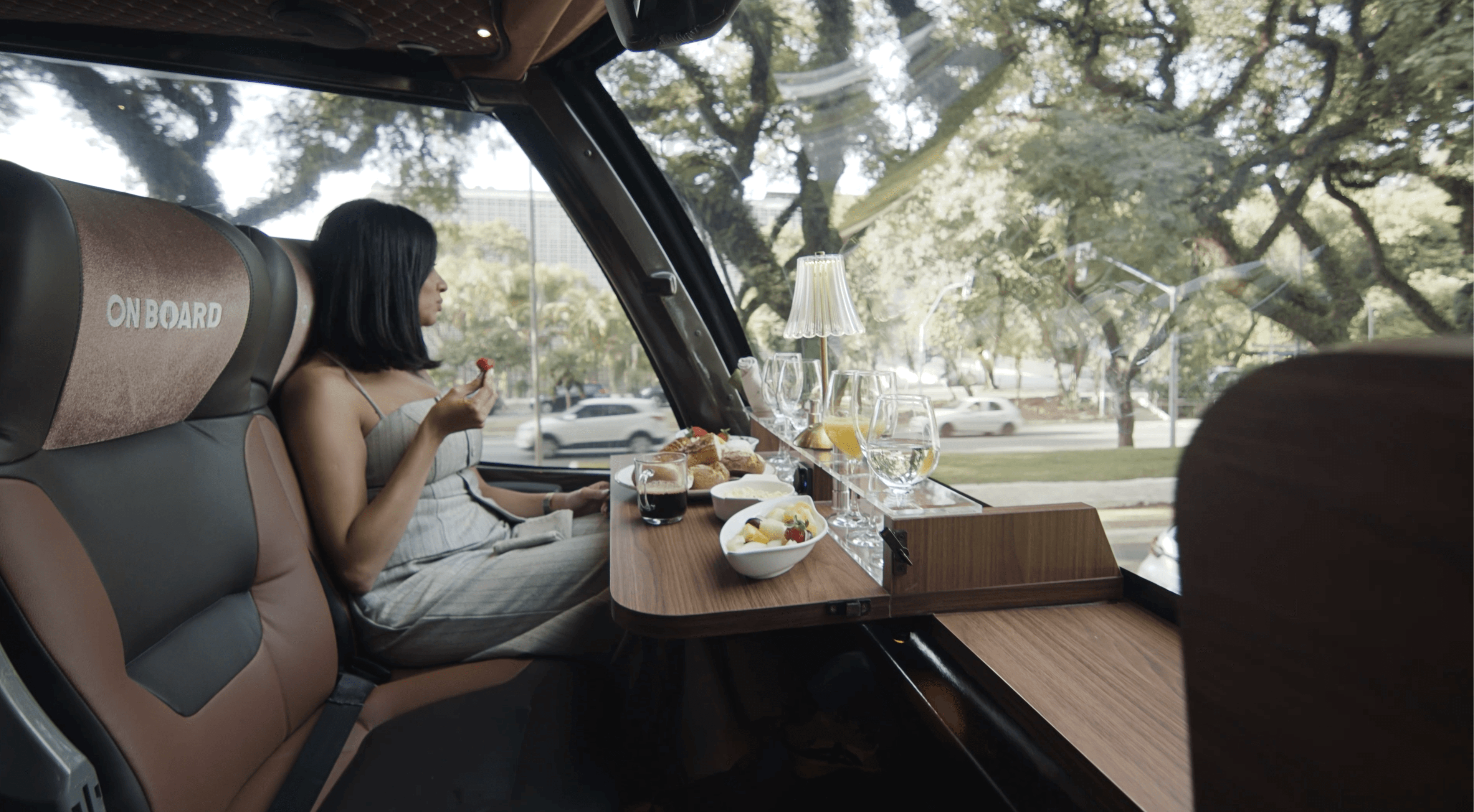 Experiência gastronômica a bordo do OnBoard